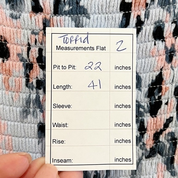 TORRID  Mini Gauze Blue Floral Print Cold Shoulder Skater Dress Size 2 18/20 - Picture 13 of 16